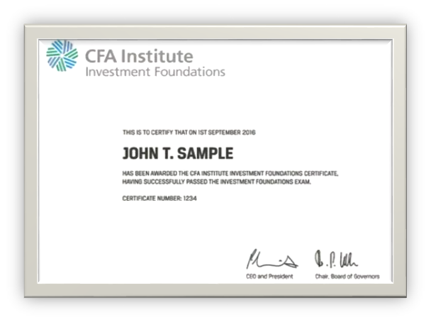 CFA Institute Investment Foundations Program 